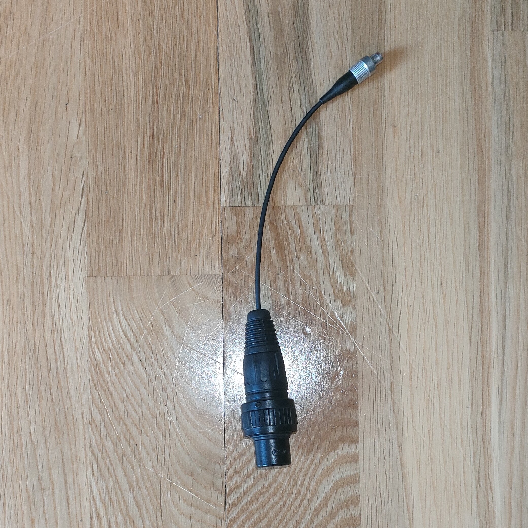 Locking filtered XLR to Lemo 3 pin cable for a20 and a10 transmitters